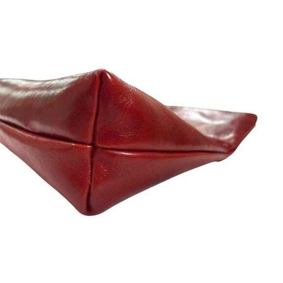 PATRICIA NASH Valerie Ruby Red Leather Wristlet Clutch Purse - Picture 6 of 12